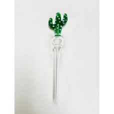 Glass Dab Straw Cactus 6" F899