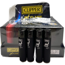 Clipper Lighter Jet CP11 - Soft Touch Black