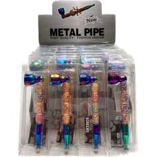 Metal Pipe Rainbow with Screen 24ct