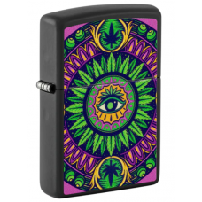 Zippo 48583 Cannabis Pattern Design