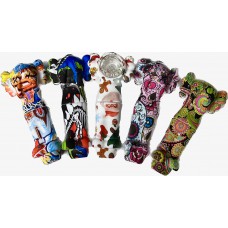 Silicone Hand Pipe 4" Clown