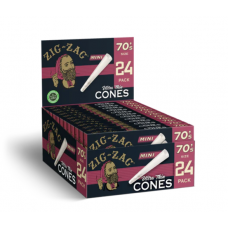 Zig Zag 70's Ultra Thin Cones (PURPLE) (24 pack)