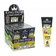 King Palm Hemp Cone Dog Walker King Kiwi (6ct-30pk/bx)