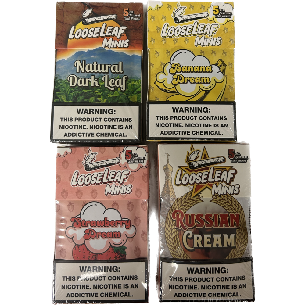 Loose Leaf Mini Wraps (5ct,8pk/bx)