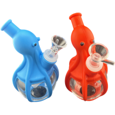 Silicone Water Pipe 5" Octopus 