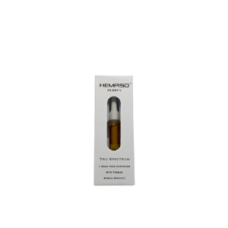 HEMPISO 1 Gram ZERO THC “Tru Spectrum” Vape Cartridge
