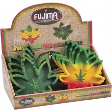 Fujima 8ct. Poly Stone Leaf Shape Ashtray