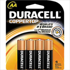 Battery, Duracell AA 4pk (14 packs)