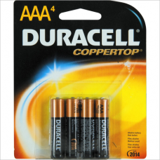 Battery, Duracell AAA 4pk (18 packs)